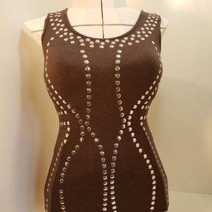Studded long shirt